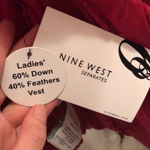 Red Nine West vest (NWT) - Picture 4 of 5